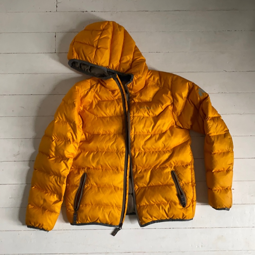 Eddie Bauer Yellow Puffer